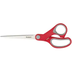Scotch Papierschere 1428 rot-grau, 18 cm