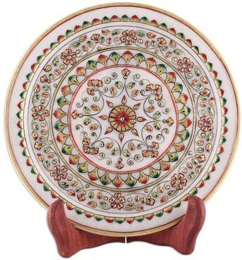 Novica Handmade Marvels Of Spring Marble Decorative Plate