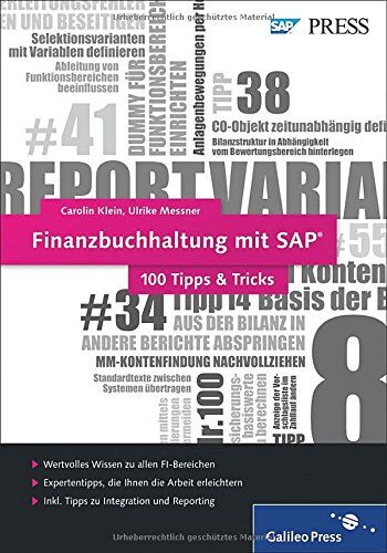 Carolin Klein - Finanzbuchhaltung mit SAP 100 Tipps & Tricks (SAP PRESS) - Preis vom 30.09.2026 22:30:23 h