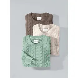 Rundhals-Pullover GANT grün, 58