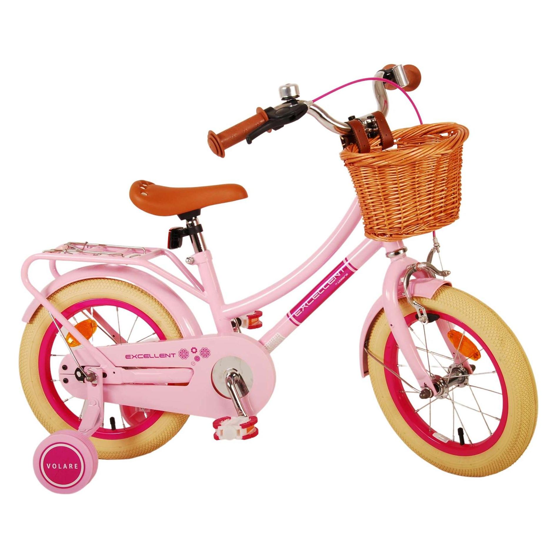 Volare - Children's Bicycle 14 - Excellent Pink (51442) (14") (51442)