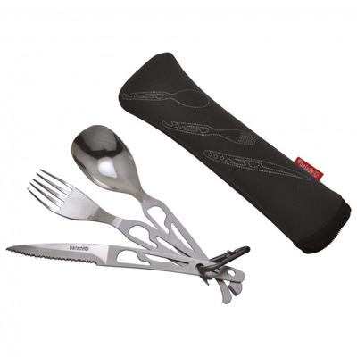Baladéo - Besteckset Basecamp grau/schwarz