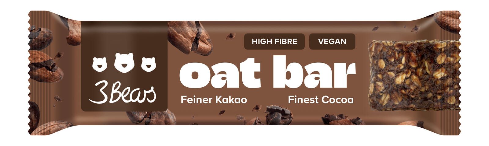 3Bears Oat Bar - Feiner Kakao 7000779