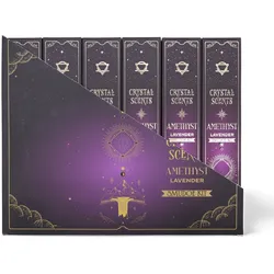 Amethyst Crystal Scents Smudge Incense - Lavender