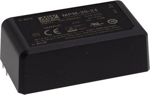 MEAN WELL MPM-30-48ST AC/DC-Printnetzteil 48 V/DC 630mA