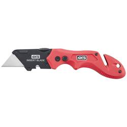 4K5 Tools TK 300 Insert Blade Knife 600.300A Klappmesser mit Holster Rot, Schwarz