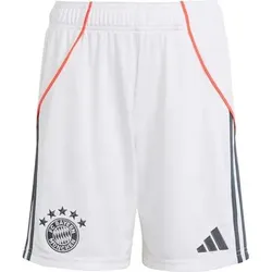 ADIDAS Kinder Teamhose FC Bayern München 25/26 Auswärts, Größe 128 in Weiß Weiß