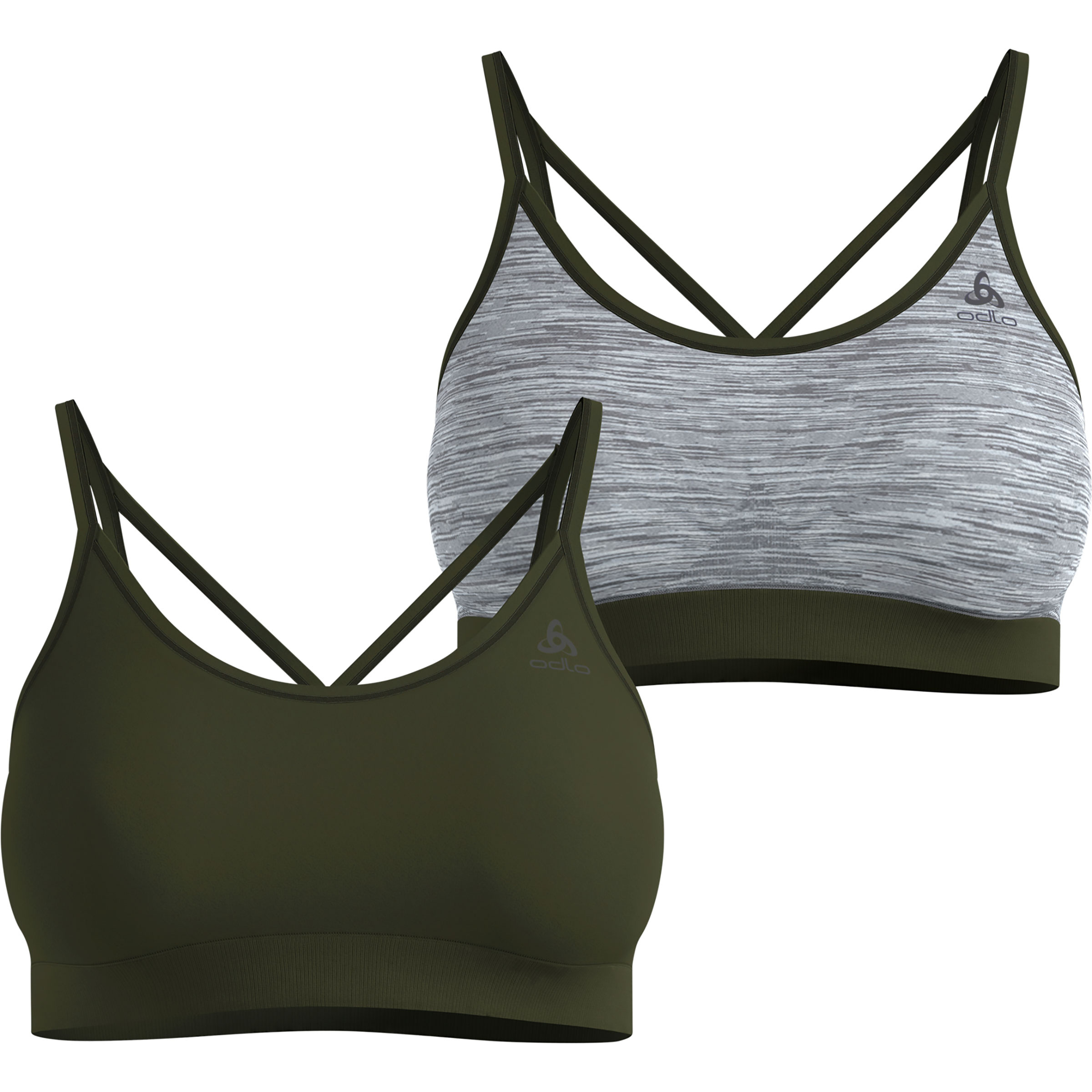 Odlo Seamless Low Sport BH Damen Sport-BHs gruen Größe M Elastisch