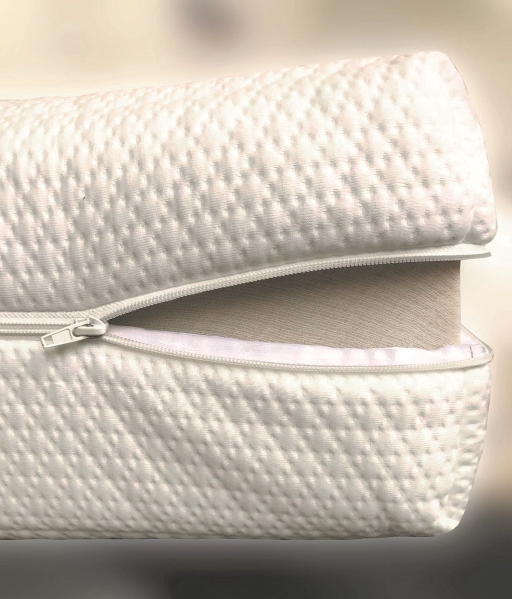 Luxe Bamboe Matrashoes met Rits - 140x200 cm