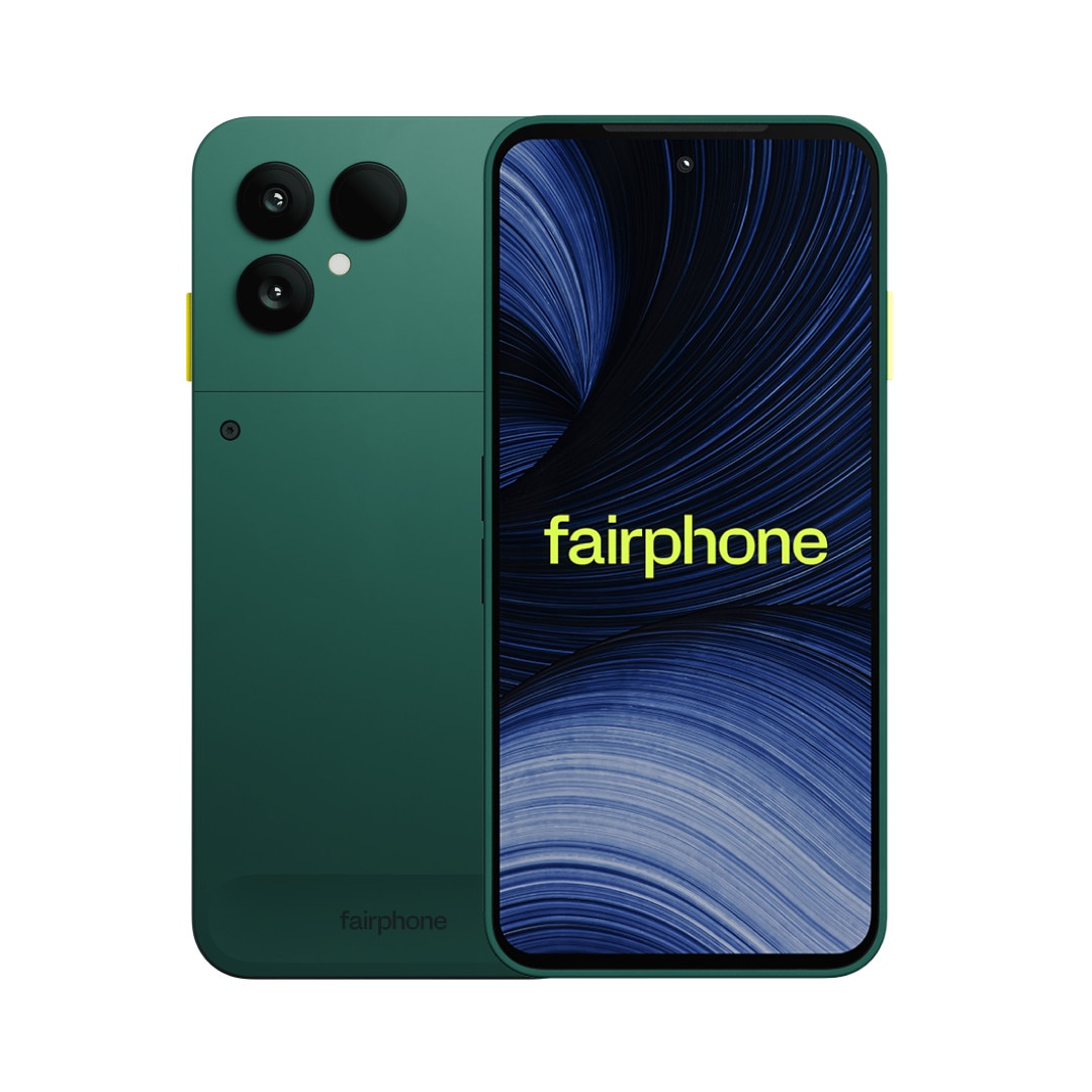 Das Fairphone (Gen.6+) Dual-SIM 12GB/256GB Forest Grün Android 16 Smartphone