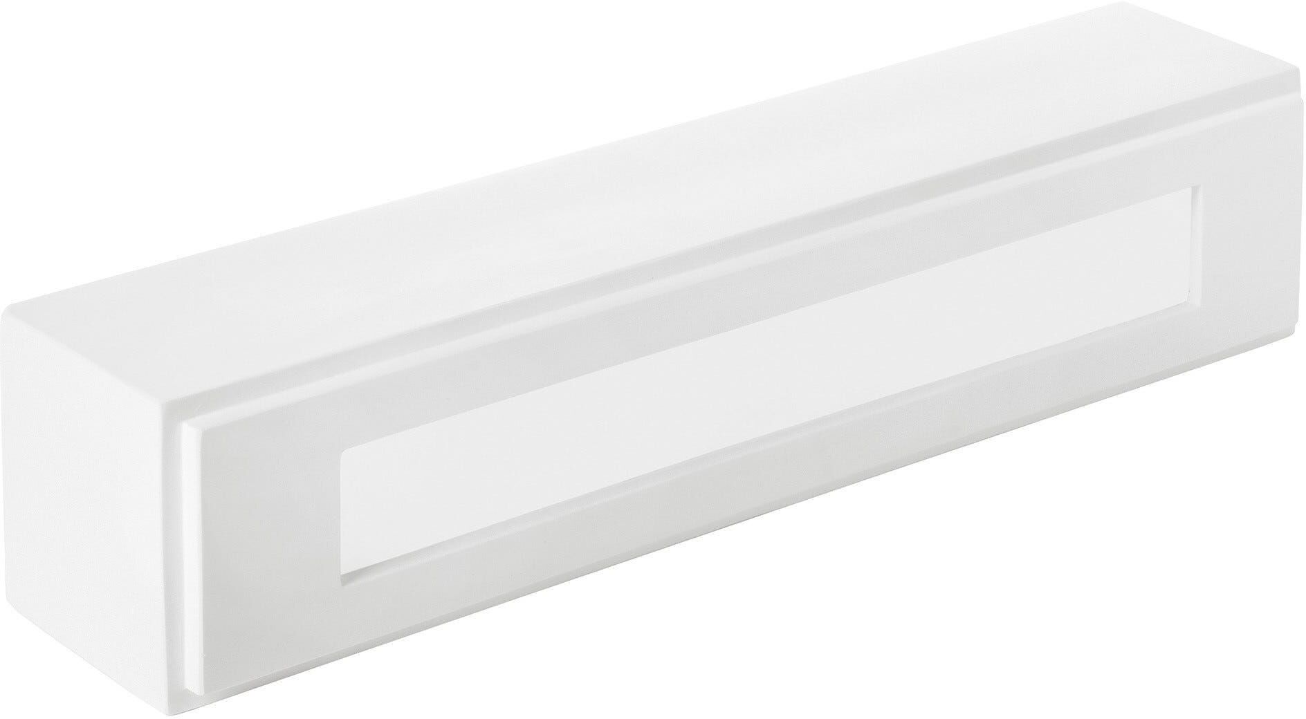 Tecnico_sforzin APPLIQUE TECNICO RETTANGOLO MEDIA T90 2xG9 FINO A 40W IN GESSO