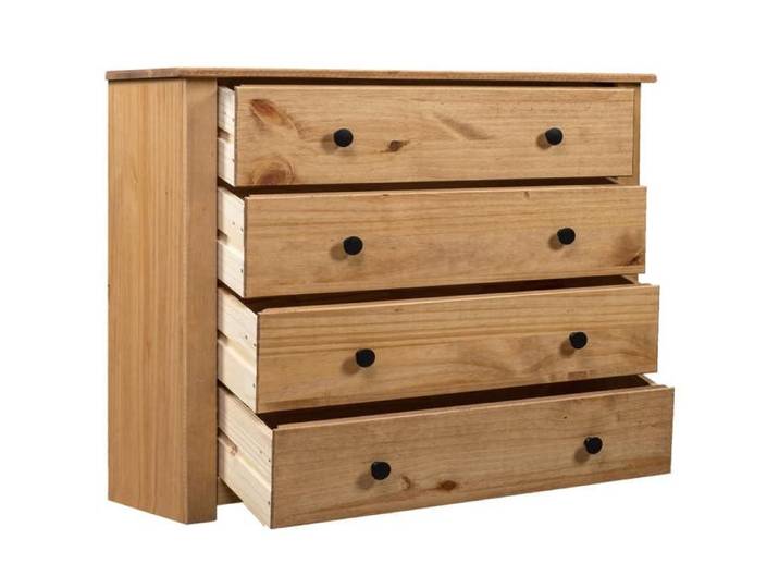 Buffet CHIC Armoire latérale 80x40x73 cm Pin Assortiment Panama LL0000022983