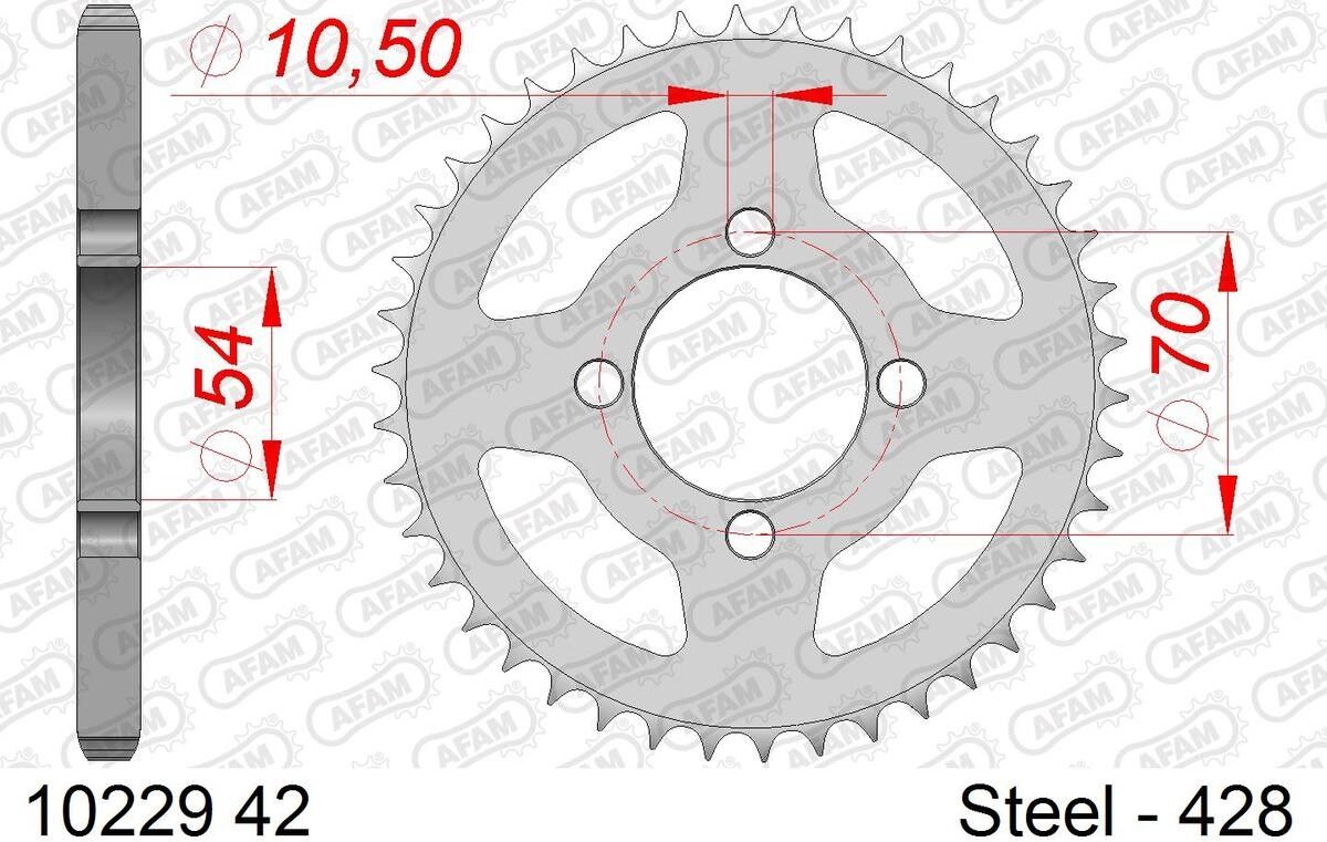 AFAM 10229-42 Chain Sprocket