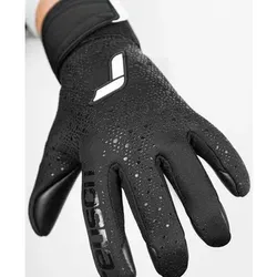 REUSCH Kinder Torwarthandschuhe Pure Contact Infinity Junior, Größe 6 in Schwarz Schwarz