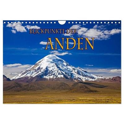 Blickpunkte der Anden (Wandkalender 2027 DIN A4 quer), CALVENDO Monatskalender
