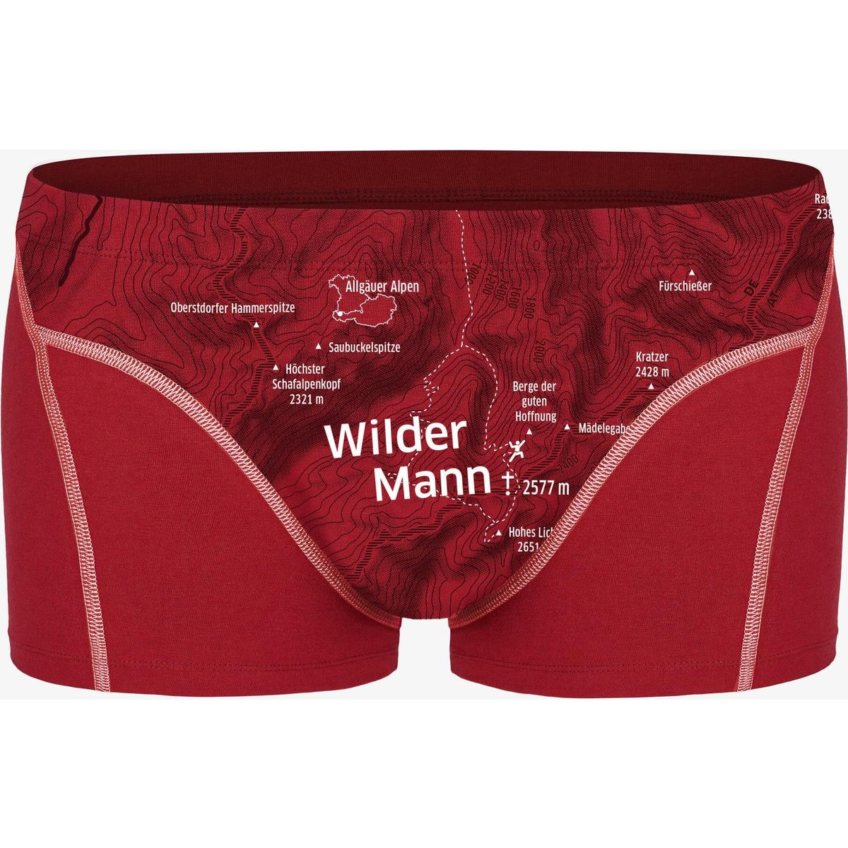 Ein schöner Fleck Erde Boxershorts Wilder Mann Karminrot karminrot S 1610.087.013.1S