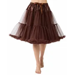 Petticoat "Rüschen", braun