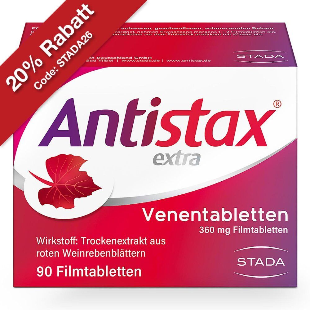 Antistax® extra Venentabletten bei Venenschwäche 90stk