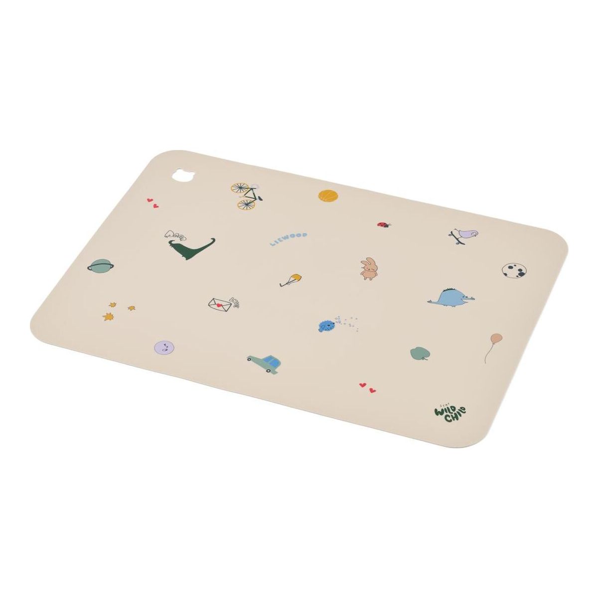 Liewood Jude Printed Placemat tamtam / sandy (2921) ONE SIZE LW15059-2921-ONE SIZE-CU