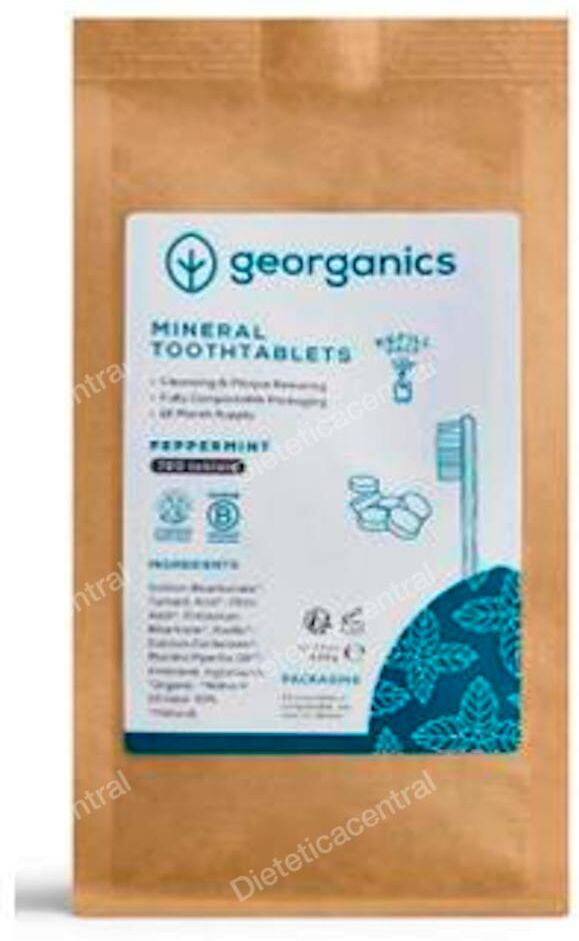 Georganics enjuague bucal menta 720 pastillas