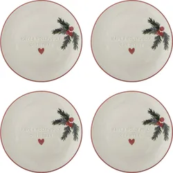 Jovida Dessertteller 16 cm, natur, 4 St.