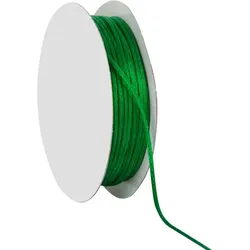 Satinkordel, grün, 2 mm, 20 m