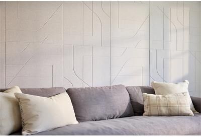 Felt Right Latte Subway Max Design   Sound Dampening Pinnable Tiles