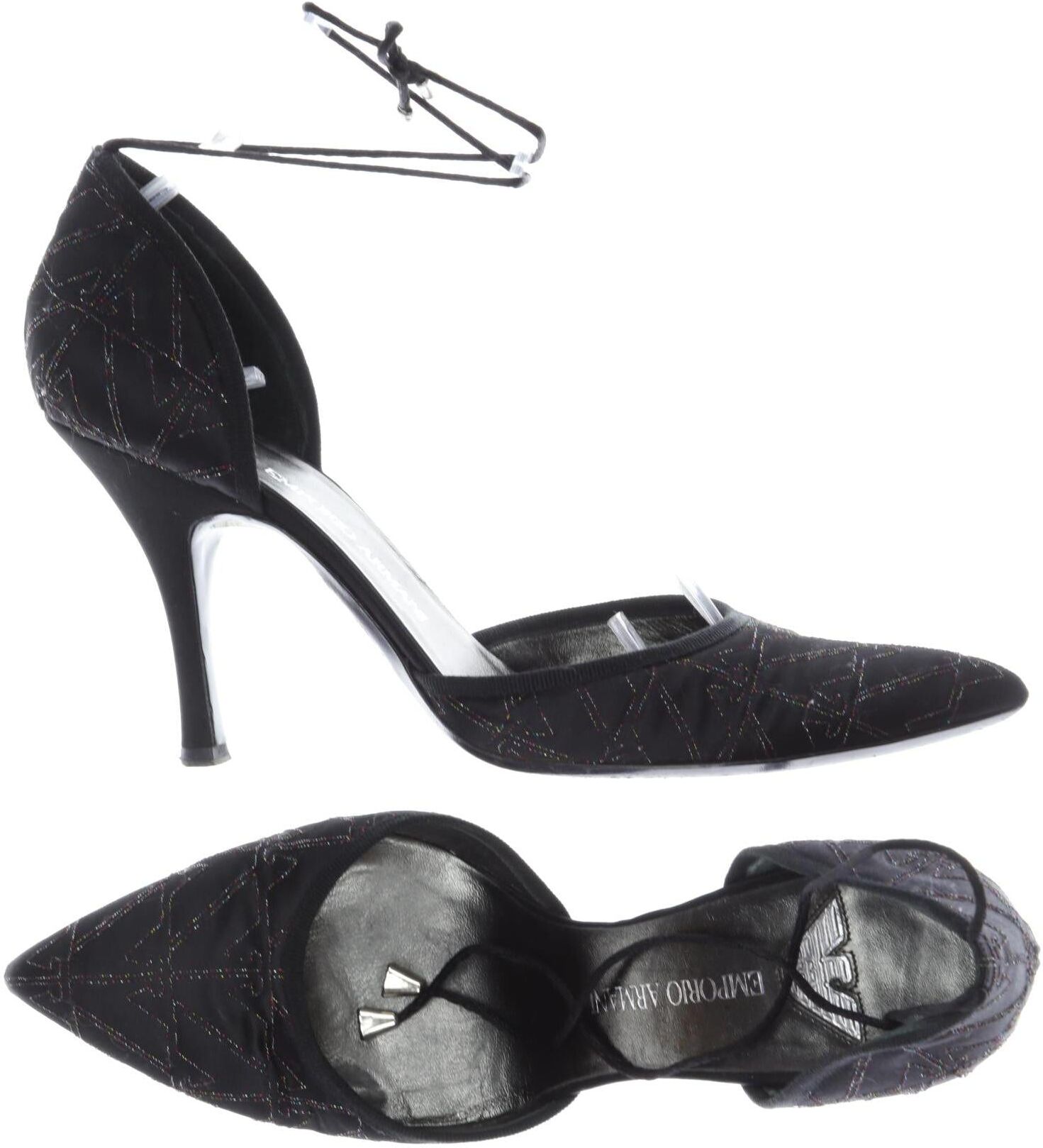 Giorgio Armani Emporio Armani Damen Pumps, Schwarz, Gr. EU 39, kein / Etikett - Second Hand