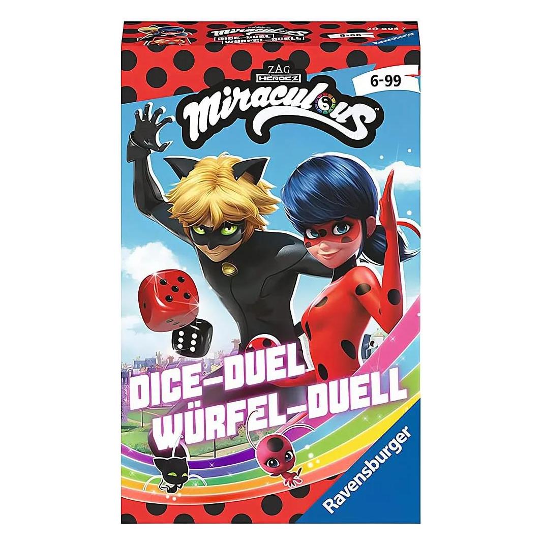 Ravensburger Miraculous Würfel-Duell (Deutsch, Englisch, Französisch, Italienisch, Niederländisch, Portugiesisch, Spanisch, 2 - 4 Spieler) (37409455)