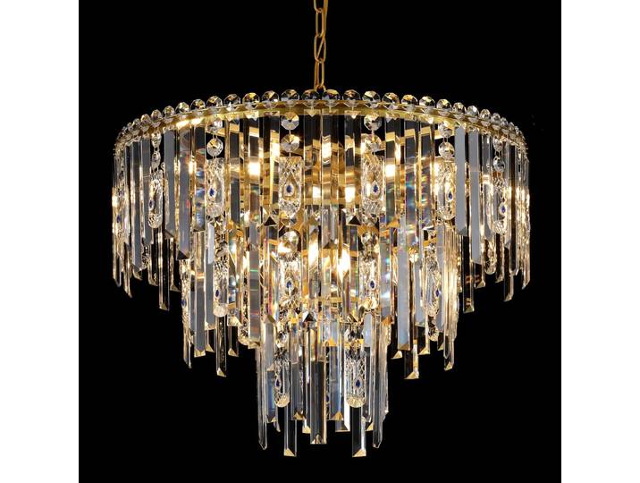 Lustres en cristal doré, lustre rond moderne pour salle à manger, luminaires suspendus au plafond, lustres pour salon