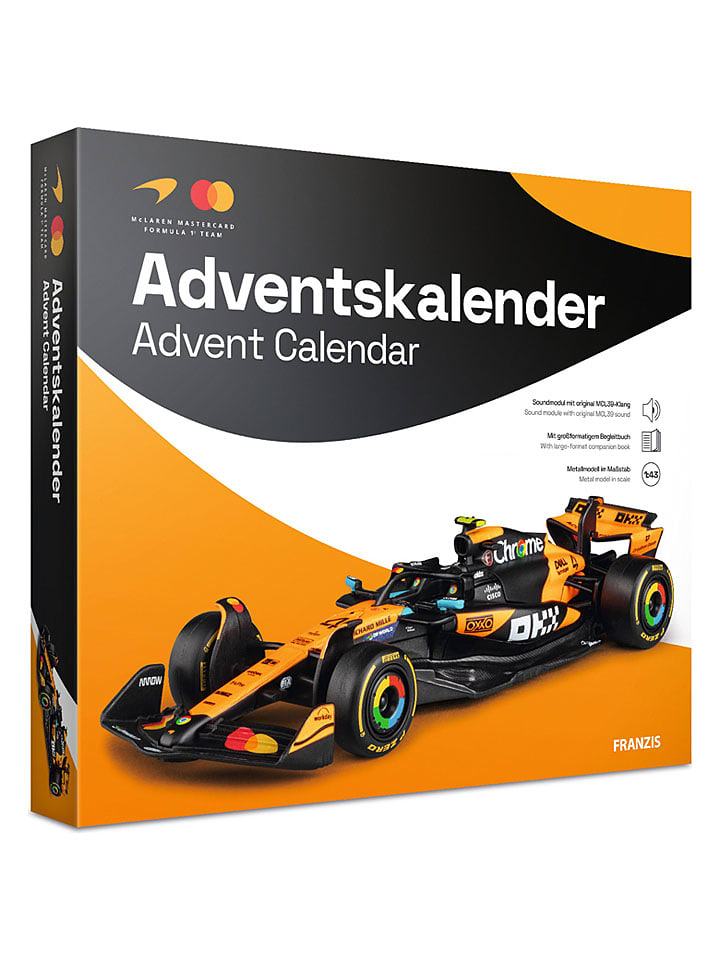 FRANZIS Adventskalender "McLaren Formula 1 Team" - ab 14 Jahren - onesize