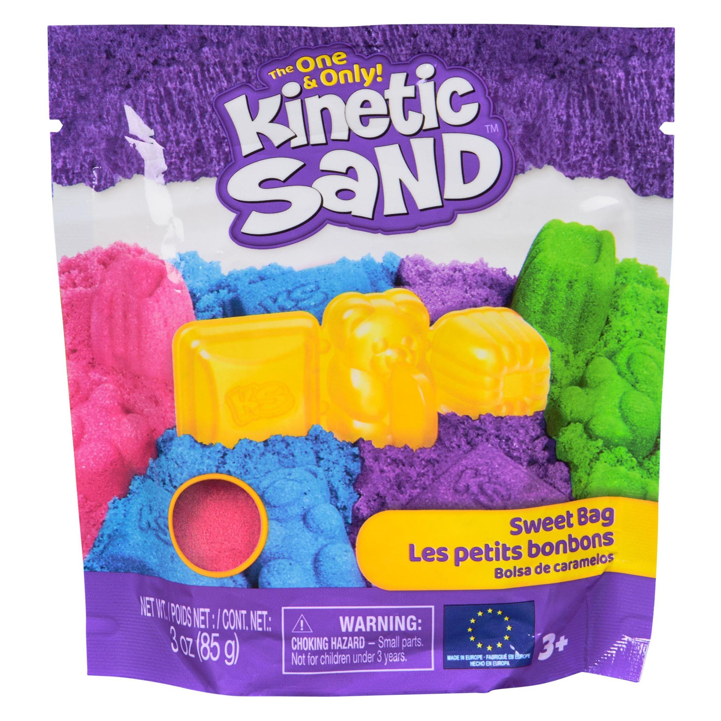 Spin Master AMIGO Kinetic Sand Sweet Bag - mit 85 g magischem Sand in Einer von Vier Farben (Auswahl zufällig) u (43046)