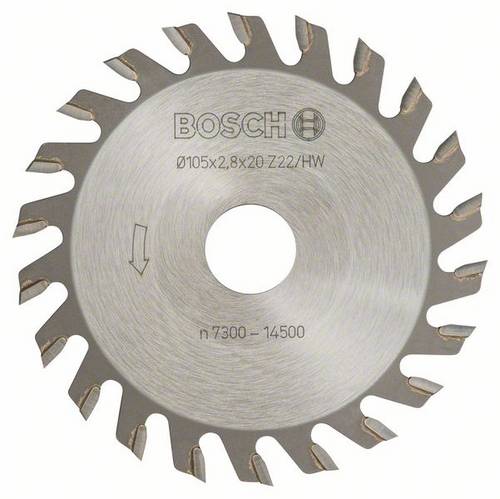 Bosch Accessories 3608641002 Scheibenfräser Hartmetall Produktabmessung, Ø 20mm