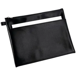 Alassio Reißverschlussbeutel 25x19cm schwarz