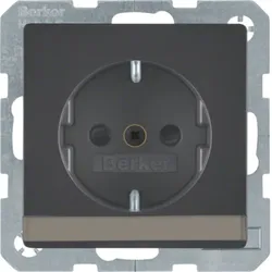 Berker SCHUKO-Steckdose anth/sa 41496086