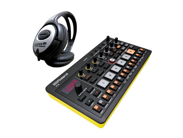 Roland Audio Roland Aira P-6 Creative Sampler mit Kopfhörer Digitales Aufnahmegerät