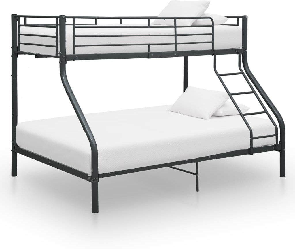 Ebern Designs Mentone Bed Black 152cm H X 147.5cm W X 210cm L