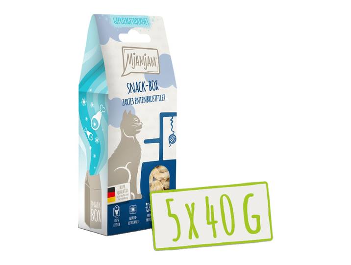 MjAMjAM - Snack-Box - Malse eendenborstfilet 40 g*5