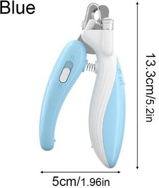 DynamicDeals GentleGrip Pet Nail Clippers For Cats, Dogs & Small Animals blue