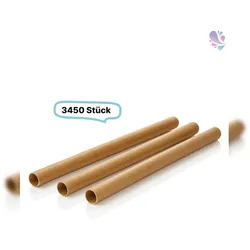 Blanc HYGIENIC Papier- Trinkhalm, JUMBO 8 x 230 mm, 3.450 Stk