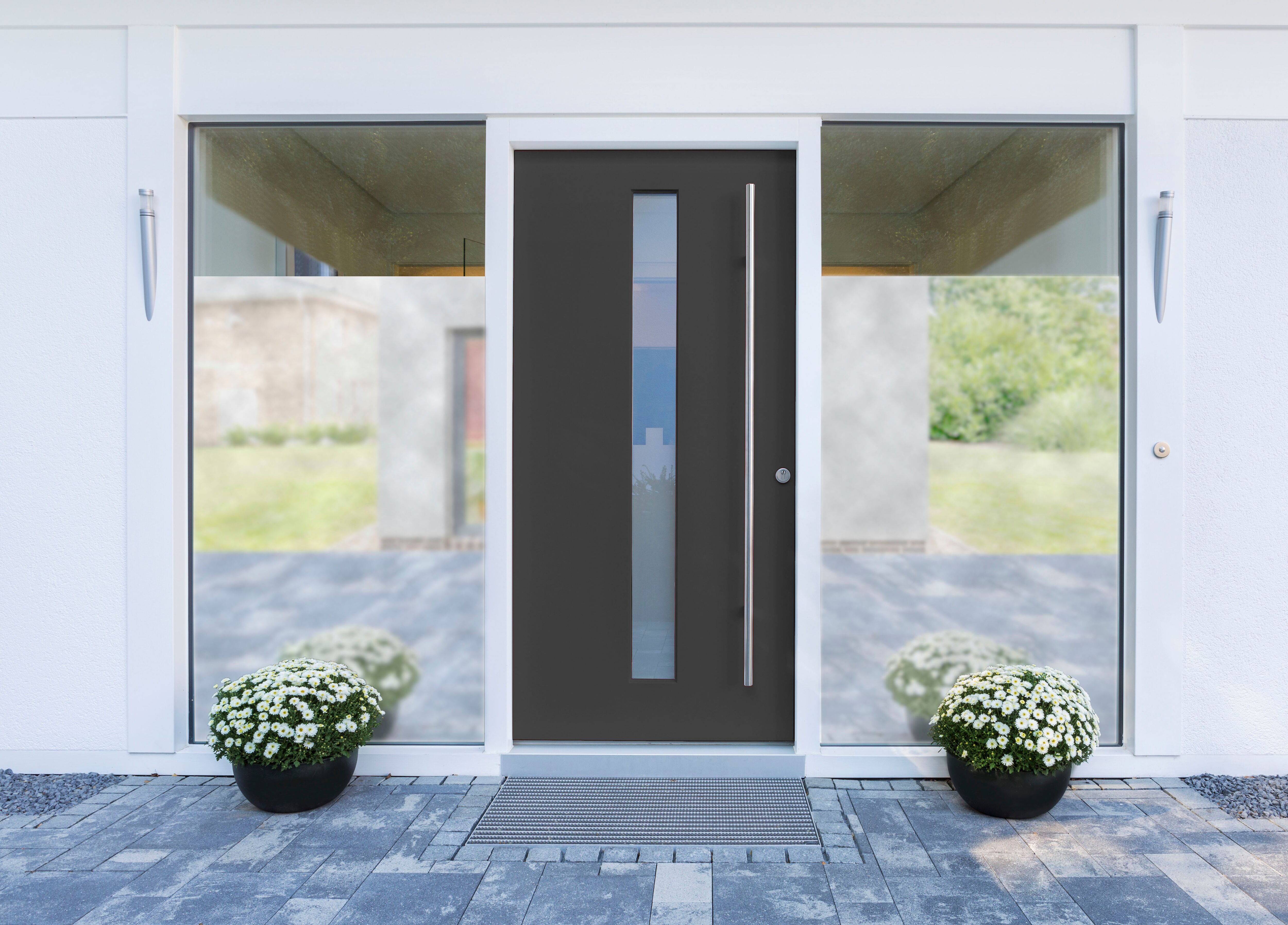 Fensterfolie GARDINIA "Statische UV-Folie", silber (silberfarben), B:45cm L:150cm, PVC, Fensterfolien, Fensterfolie, 77% UV-Schutz silberfarben B/L: 45cm x 150cm