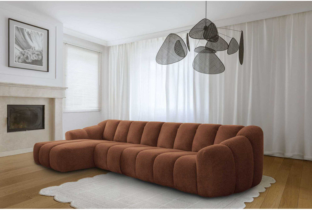 MiuForm Shell Corner Sofa Orange 6