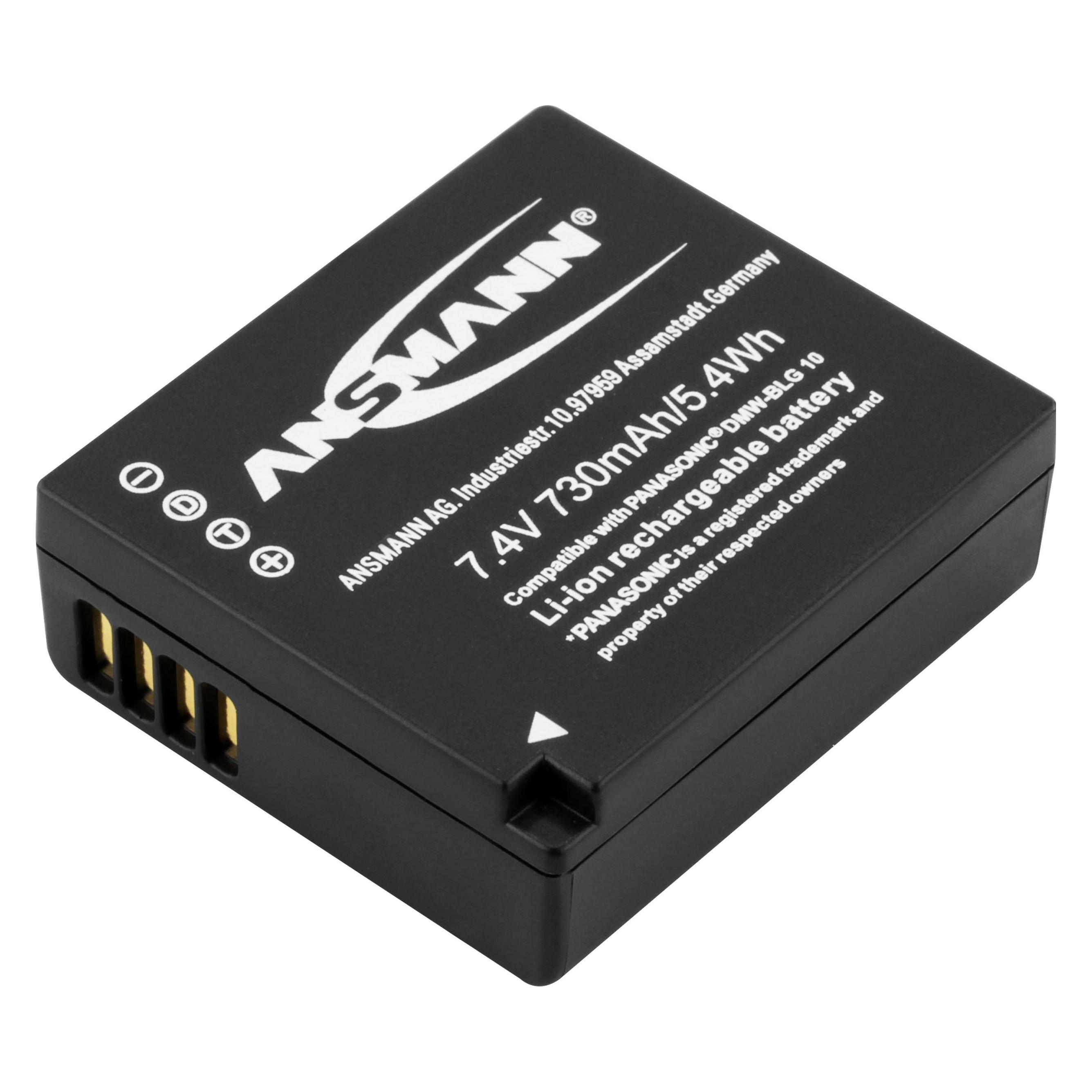Ansmann A-Pan DMW-BLG10 730mAh 7,4V (Kamera Akku) (1400-0063)