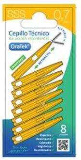 Oratek Retractable Interdental Brush 0.7 mm 8 Units