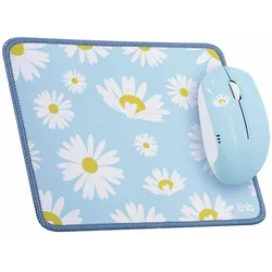 T'nB Gaming-Maus und Unterlage DAISY Blau, Mausmatte, Blau