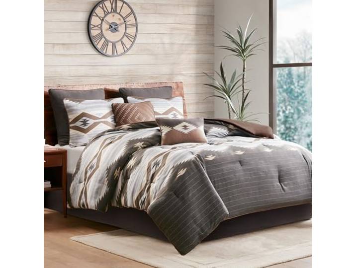Woolrich Schmusetuch Hütte King Grey/Brown