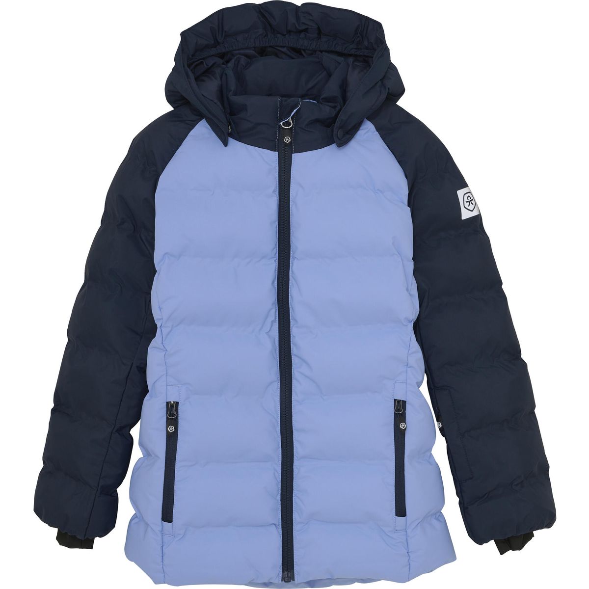 Color Kids Ski Jacket Quilt Contrast Welded Seams 741718 hydrangea (6403) 104 741718-6403-104
