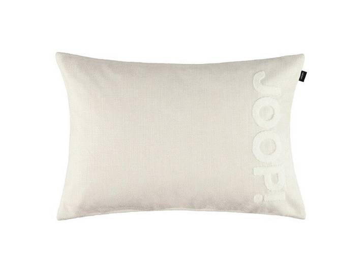 Joop! Kissenbezug Studio Logo, Naturfarben, Beige, Schriftzug, 40x60 cm, hochwertige Qualität, Heimtextilien, Bezüge, Kissenbezüge