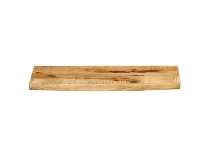 KTHLBRH Tischplatte 90 x 40 x 3,8 cm Massivholz Mangoholz Rustikale lebende Kanten, leicht zu reinigende Oberfläche, kombinierbar mit verschiedenen Untergründen
