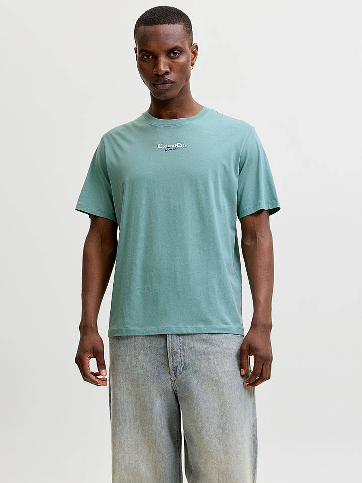 Jack & Jones Shirt "City" in Türkis - S